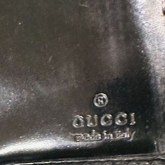 GUCCI Patent Leather Wallet w/ COA - Picture 8 of 11